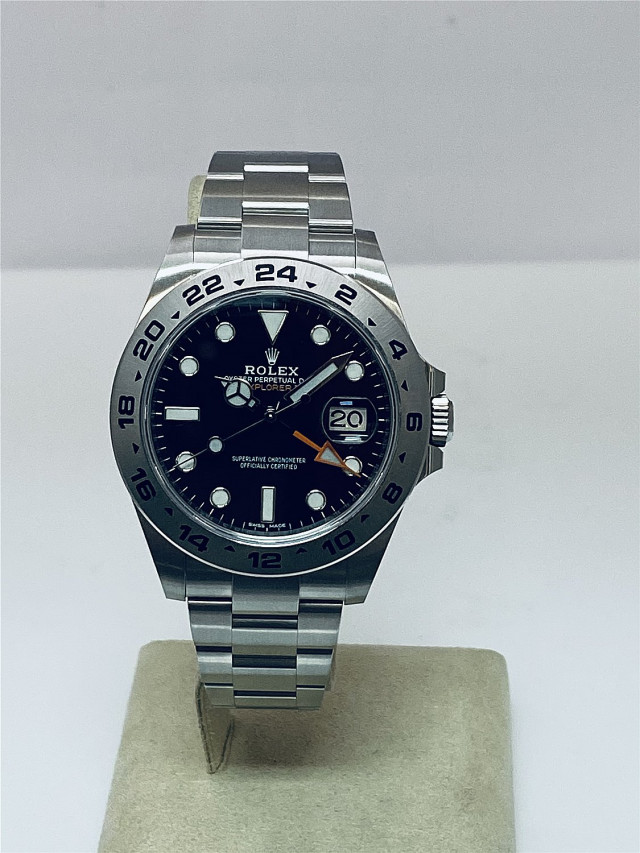 2020 Black Rolex Explorer II Ref. 216570 Unworn